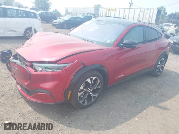 2021 Ford Mustang Mach-E Premium with VIN 3FMTK3SUXMMA10588, listed as a IAAI auction lot 42469174 with 29,480 mi miles and . Bid and sale history available at DreamBid. Image 2.