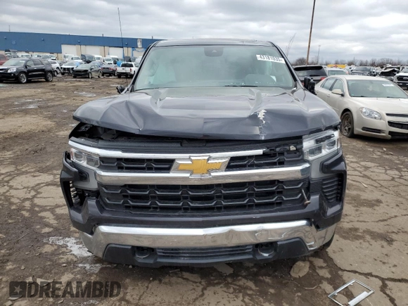 2023 Chevrolet Silverado 1500 LT z VIN 2GCUDDED5P1130573, wystawiony jako Copart lot #43181035 z przebiegiem 21 424 mil mil oraz Szkoda całkowita • Salvage title. Historia ofert i sprzedaży dostępna na DreamBid. Obrazek 5.