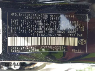 2023 Toyota Camry SE z VIN 4T1T11AK9PU721786, wystawiony jako IAAI lot #42279812 z przebiegiem 30 707 mil mil oraz . Historia ofert i sprzedaży dostępna na DreamBid. Obrazek 9.