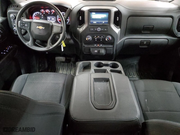 2019 Chevrolet Silverado 1500 Work Truck with VIN 1GCRYAEFXKZ345098, listed as a Copart auction lot 84142694 with 56,705 mi miles and Salvage Title. Bid and sale history available at carsss.com. Image 8.