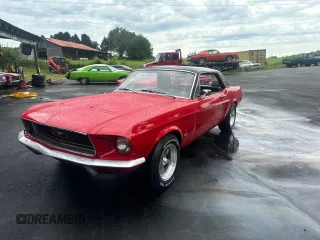 1968 Ford Mustang z VIN 8F01J116489, wystawiony jako Copart lot #60358705 z przebiegiem 706 940 mil mil oraz Czysty tytuł • Clean title. Historia ofert i sprzedaży dostępna na DreamBid. Obrazek 2.