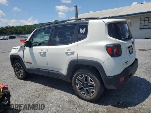 2016 Jeep Renegade Trailhawk with VIN ZACCJBCTXGPC45033, listed as a Copart auction lot 63483245 with 152,198 mi miles and Salvage title. Bid and sale history available at DreamBid. Image 2.