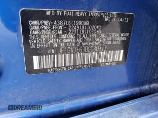 2013 Subaru Impreza Sedan WRX WRX with VIN JF1GV7E63DG030313, listed as a Copart auction lot 74708263 with 0 mi miles and Salvage Title. Bid and sale history available at carsss.com. Image 13.