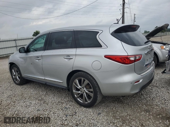 2014 Infiniti QX60 with VIN 5N1AL0MN5EC507852, listed as a Copart auction lot 59097645 with 204,851 mi miles and Salvage title. Bid and sale history available at DreamBid. Image 2.