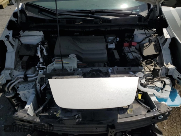 2023 Nissan LEAF SV Plus with VIN 1N4CZ1CV6PC551242, listed as a Copart auction lot 60410285 with 18,414 mi miles and Salvage title. Bid and sale history available at DreamBid. Image 12.
