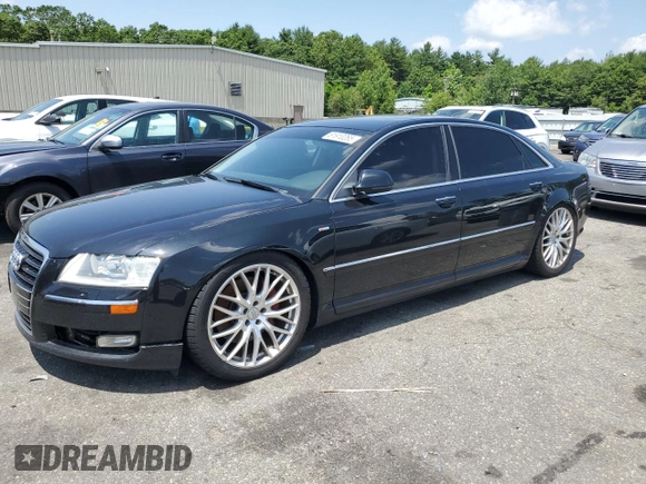2010 Audi A8 with VIN WAURVAFA2AN007502, listed as a Copart auction lot 61910265 with Not provided miles and Clean title. Bid and sale history available at DreamBid. Image 1.