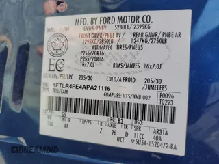 2010 Ford Ranger XLT with VIN 1FTLR4FE4APA21116, listed as a Copart auction lot 47276635 with 117,593 mi miles and Clean Title. Bid and sale history available at carsss.com. Image 13.
