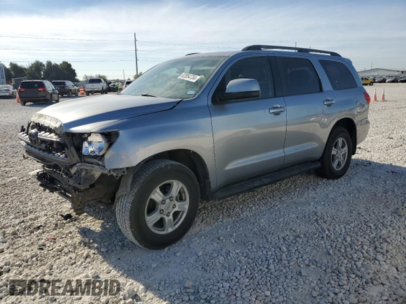 2011 Toyota Sequoia SR5 with VIN 5TDZM5G18BS003171, listed as a Copart auction lot 82854734 with 0 mi miles and Salvage Title. Bid and sale history available at carsss.com. Image 1.