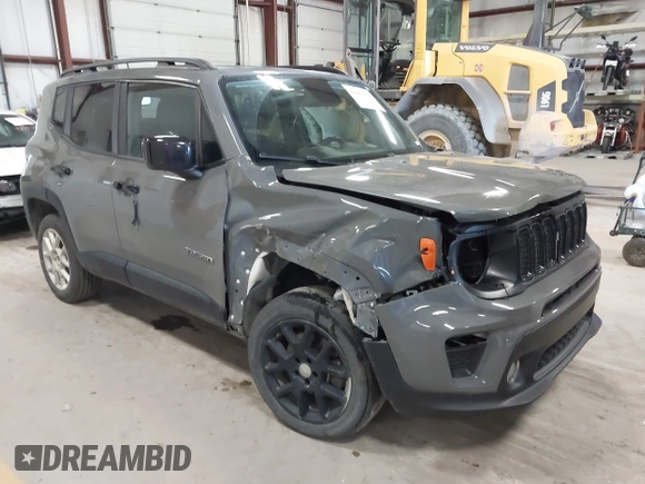 2020 Jeep Renegade Latitude with VIN ZACNJBBBXLPL52737, listed as a IAAI auction lot 42083158 with 125,715 mi miles and . Bid and sale history available at DreamBid. Image 1.
