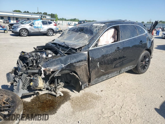 2017 Jaguar F-Pace 35t Prestige with VIN SADCK2BV2HA897456, listed as a Copart auction lot 51971945 with Not provided miles and Salvage title. Bid and sale history available at DreamBid. Image 1.