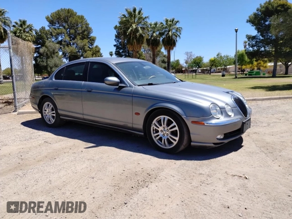2003 Jaguar S-Type with VIN SAJEA01U93HM78946, listed as a Copart auction lot 54582105 with 132,560 mi miles and Clean Title. Bid and sale history available at DreamBid. Image 1.