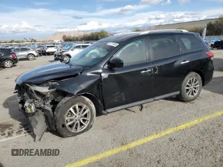 2015 Nissan Pathfinder SV z VIN 5N1AR2MN0FC702592, wystawiony jako Copart lot #51717035 z przebiegiem 114 368 mil mil oraz Szkoda całkowita • Salvage title. Historia ofert i sprzedaży dostępna na DreamBid. Obrazek 1.