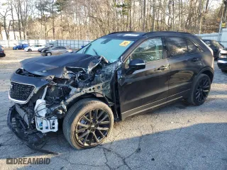 2023 Cadillac XT4 FWD Sport with VIN 1GYFZER49PF137202, listed as a Copart auction lot 46704555 with 17,233 mi miles and Salvage Title. Bid and sale history available at carsss.com. Image 1.