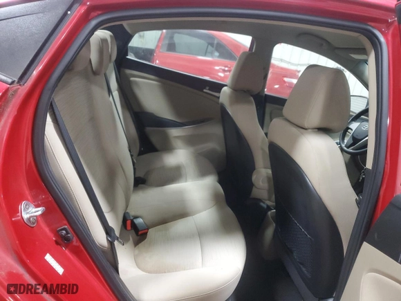 2017 Hyundai Accent SE with VIN KMHCT4AE8HU342818, listed as a Copart auction lot 53942395 with 140,933 mi miles and Clean Title. Bid and sale history available at carsss.com. Image 10.