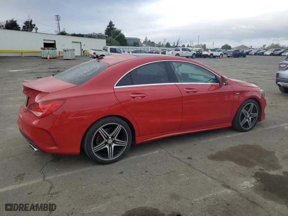 2016 Mercedes-Benz CLA with VIN WDDSJ4EB3GN373284, listed as a Copart auction lot 50081355 with 89,517 mi miles and Salvage Title. Bid and sale history available at carsss.com. Image 3.