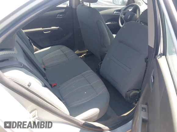 2014 Chevrolet Sonic LT with VIN 1G1JC5SH1E4229324, listed as a IAAI auction lot 39945012 with Not Provided miles and . Bid and sale history available at DreamBid. Image 8.