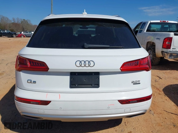 2018 Audi Q5 Premium Plus with VIN WA1BNAFYXJ2079819, listed as a IAAI auction lot 41667923 with 123,319 mi miles. Bid and sale history available at carsss.com. Image 16.