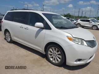 2011 Toyota Sienna XLE AAS with VIN 5TDYK3DC5BS037533, listed as a IAAI auction lot 42519756 with 235,000 mi miles and . Bid and sale history available at DreamBid. Image 1.