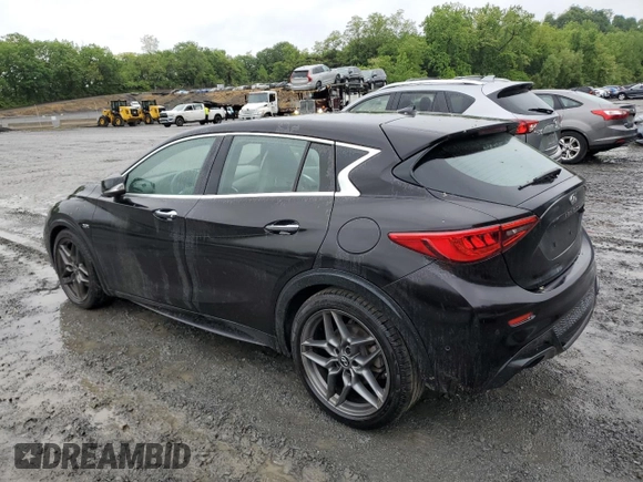 2018 Infiniti QX30 Luxury z VIN SJKCH5CP7JA042766, wystawiony jako Copart lot #57026685 z przebiegiem 66 525 mil mil oraz Szkoda całkowita • Salvage title. Historia ofert i sprzedaży dostępna na DreamBid. Obrazek 2.
