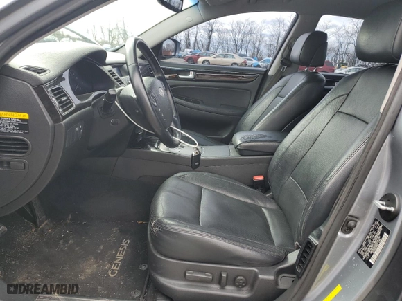 2013 Hyundai Genesis 3.8L with VIN KMHGC4DD0DU257261, listed as a Copart auction lot 47916135 with 145,040 mi miles and Salvage Title. Bid and sale history available at carsss.com. Image 7.