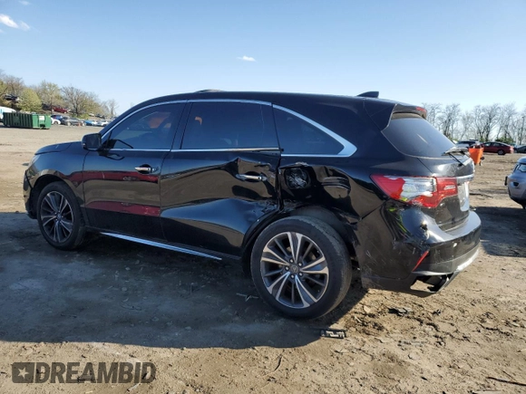 2019 Acura MDX Technology with VIN 5J8YD3H57KL001707, listed as a Copart auction lot 52175315 with 133,483 mi miles and Salvage title. Bid and sale history available at DreamBid. Image 2.