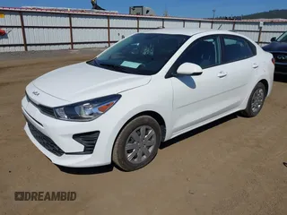 2022 Kia Rio S with VIN 3KPA24AD2NE473968, listed as a IAAI auction lot 42170326 with 42,676 mi miles and . Bid and sale history available at DreamBid. Image 17.