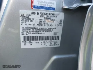 2013 Ford Edge SE with VIN 2FMDK4GC6DBB81141, listed as a IAAI auction lot 41698450 with 93,480 mi miles. Bid and sale history available at carsss.com. Image 9.