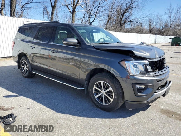 2019 Ford Expedition Max XLT with VIN 1FMJK1JT4KEA44498, listed as a Copart auction lot 47100725 with 100,678 mi miles and Salvage Title. Bid and sale history available at DreamBid. Image 4.