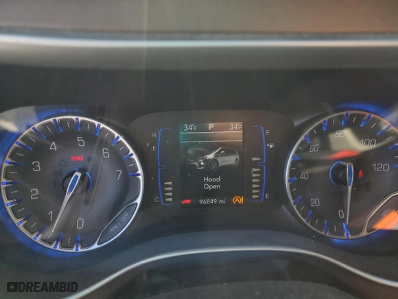 2018 Chrysler Pacifica Touring L with VIN 2C4RC1BG7JR217762, listed as a Copart auction lot 50941895 with 96,849 mi miles and Salvage Title. Bid and sale history available at carsss.com. Image 9.
