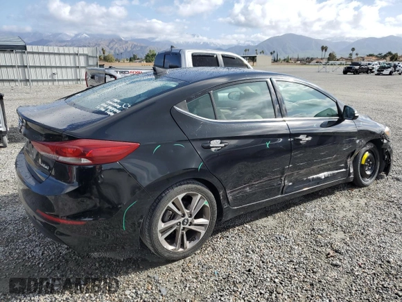 2018 Hyundai Elantra SEL with VIN 5NPD84LF9JH214216, listed as a Copart auction lot 51807985 with 76,057 mi miles and Salvage Title. Bid and sale history available at DreamBid. Image 3.