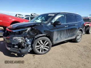 2016 Honda Pilot Elite with VIN 5FNYF6H05GB023861, listed as a Copart auction lot 47488165 with 95,632 mi miles and Salvage Title. Bid and sale history available at carsss.com. Image 1.