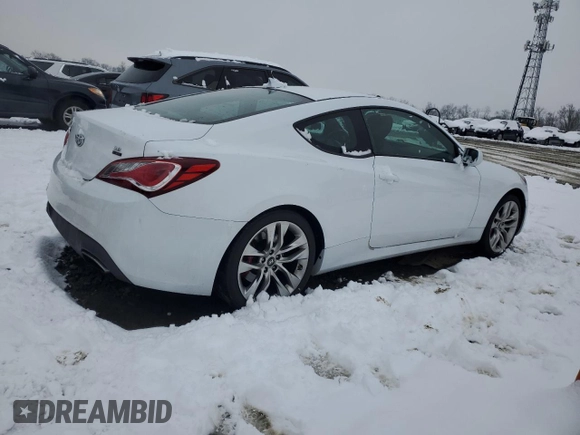 2013 Hyundai Genesis Coupe R-Spec with VIN KMHHU6KJ4DU112827, listed as a Copart auction lot 45130315 with 80,919 mi miles and Salvage title. Bid and sale history available at DreamBid. Image 3.