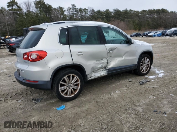 2010 Volkswagen Tiguan with VIN WVGAV9AX7AW514556, listed as a Copart auction lot 45373655 with 94,751 mi miles and Salvage Title. Bid and sale history available at DreamBid. Image 3.