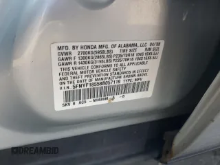 2008 Honda Pilot EX-L with VIN 5FNYF18558B057119, listed as a Copart auction lot 62219805 with 220,929 mi miles and Salvage title. Bid and sale history available at DreamBid. Image 13.