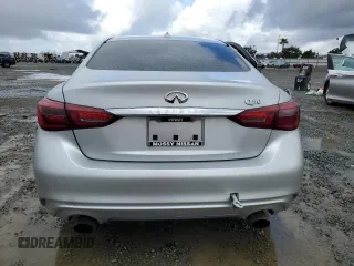 2020 Infiniti Q50 3.0t LUXE with VIN JN1EV7AP3LM205002, listed as a Copart auction lot 48179935 with 83,393 mi miles and Salvage Title. Bid and sale history available at carsss.com. Image 6.