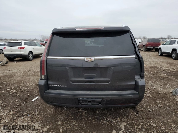 2016 Cadillac Escalade Platinum with VIN 1GYS4DKJ3GR354153, listed as a Copart auction lot 82494394 with 124,561 mi miles and Salvage Title. Bid and sale history available at carsss.com. Image 6.