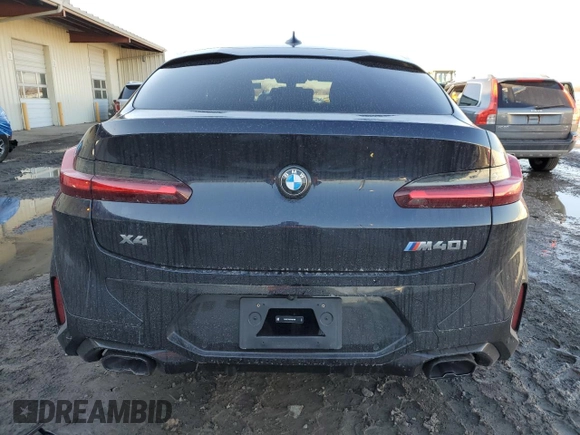 2024 BMW X4 M40i с VIN 5UX43DT02R9W67459, выставлен на аукционе Copart как лот 46603255 с пробегом Не указан миль и Списание • Salvage title. История ставок и продаж доступна на DreamBid. Изображение 6.