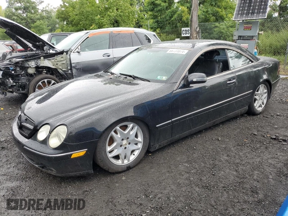 2002 Mercedes-Benz CL 500/600 z VIN WDBPJ75J12A024650, wystawiony jako Copart lot #66731074 z przebiegiem 109 042 mil mil oraz Szkoda całkowita • Salvage title. Historia ofert i sprzedaży dostępna na DreamBid. Obrazek 1.