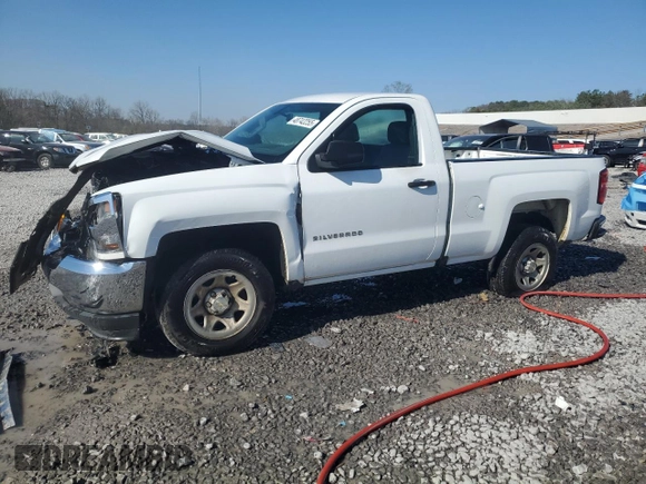2016 Chevrolet Silverado 1500 Work Truck with VIN 1GCNCNEHXGZ212760, listed as a Copart auction lot 48742255 with 0 mi miles and Salvage Title. Bid and sale history available at carsss.com. Image 1.