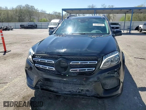 2018 Mercedes-Benz GLS with VIN 4JGDF7DE4JB068723, listed as a Copart auction lot 51189325 with 36,320 mi miles and Salvage Title. Bid and sale history available at carsss.com. Image 14.