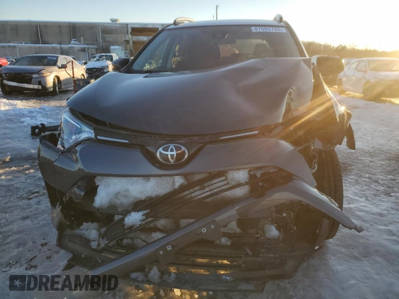 2017 Toyota RAV4 LE with VIN JTMBFREV9HJ137864, listed as a Copart auction lot 87593755 with Not Provided miles and Salvage Title. Bid and sale history available at carsss.com. Image 5.