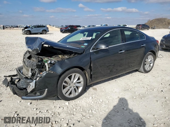 2014 Buick Regal Premium I with VIN 2G4GP5EX0E9325205, listed as a Copart auction lot 89346975 with 119,677 mi miles and Salvage Title. Bid and sale history available at DreamBid. Image 1.
