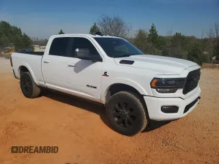 2022 Ram 2500 Limited with VIN 3C6UR5SL4NG339401, listed as a Copart auction lot 51105915 with 106,633 mi miles and Salvage title. Bid and sale history available at DreamBid. Image 4.