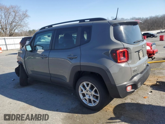 2021 Jeep Renegade Latitude with VIN ZACNJDB17MPN32651, listed as a Copart auction lot 48613025 with 42,196 mi miles and Salvage title. Bid and sale history available at DreamBid. Image 2.