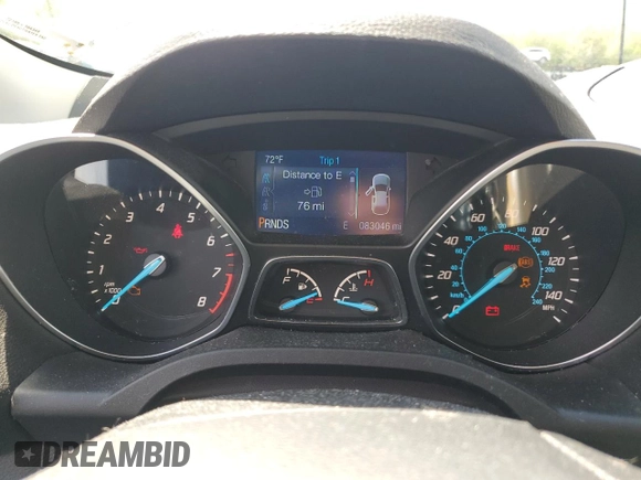 2015 Ford Escape SE with VIN 1FMCU9GX7FUB34767, listed as a Copart auction lot 55522625 with 83,046 mi miles and Clean Title. Bid and sale history available at DreamBid. Image 9.