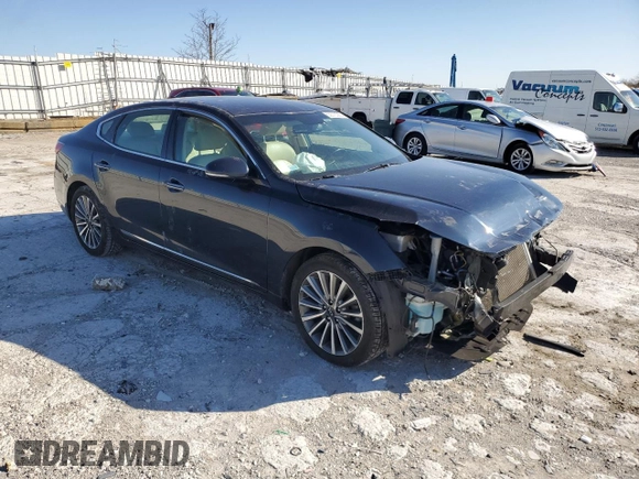 2017 Kia Cadenza Premium z VIN KNALB4J15H5073415, wystawiony jako Copart lot #53376385 z przebiegiem 68 623 mil mil oraz Szkody całkowita. Historia ofert i sprzedaży dostępna na DreamBid. Obrazek 4.