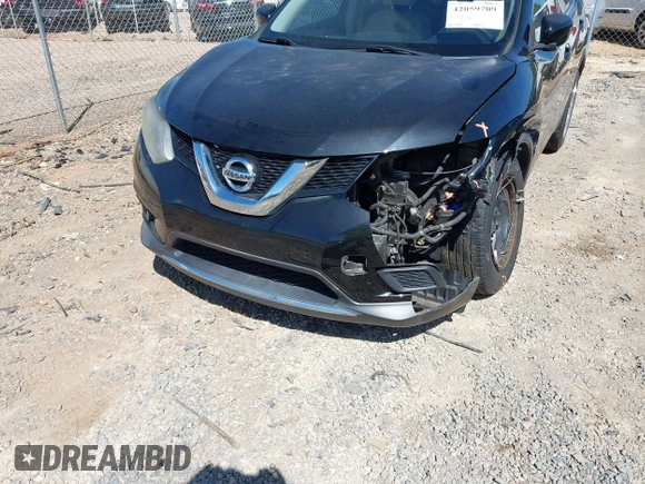 2016 Nissan Rogue S with VIN KNMAT2MT3GP614005, listed as a IAAI auction lot 42059709 with 95,091 mi miles and . Bid and sale history available at DreamBid. Image 6.