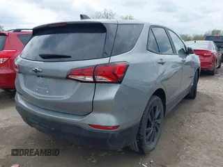 2023 Chevrolet Equinox LS with VIN 3GNAXHEG3PL157644, listed as a IAAI auction lot 42126834 with 18,942 mi miles and . Bid and sale history available at DreamBid. Image 4.
