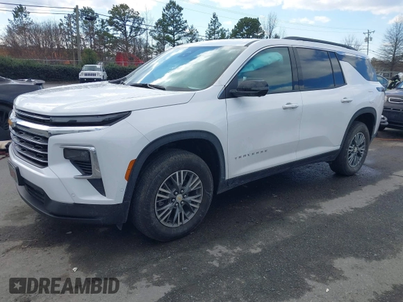 2024 Chevrolet Traverse FWD LT с VIN 1GNERGKS8RJ235117, выставлен на аукционе IAAI как лот 41635193 с пробегом 5 112 миль миль и . История ставок и продаж доступна на DreamBid. Изображение 2.