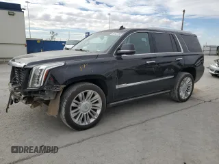 2016 Cadillac Escalade Platinum z VIN 1GYS4DKJ8GR125323, wystawiony jako Copart lot #89147295 z przebiegiem 131 657 mil mil oraz Szkody całkowita. Historia ofert i sprzedaży dostępna na DreamBid. Obrazek 1.